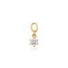 18K gold plated | White