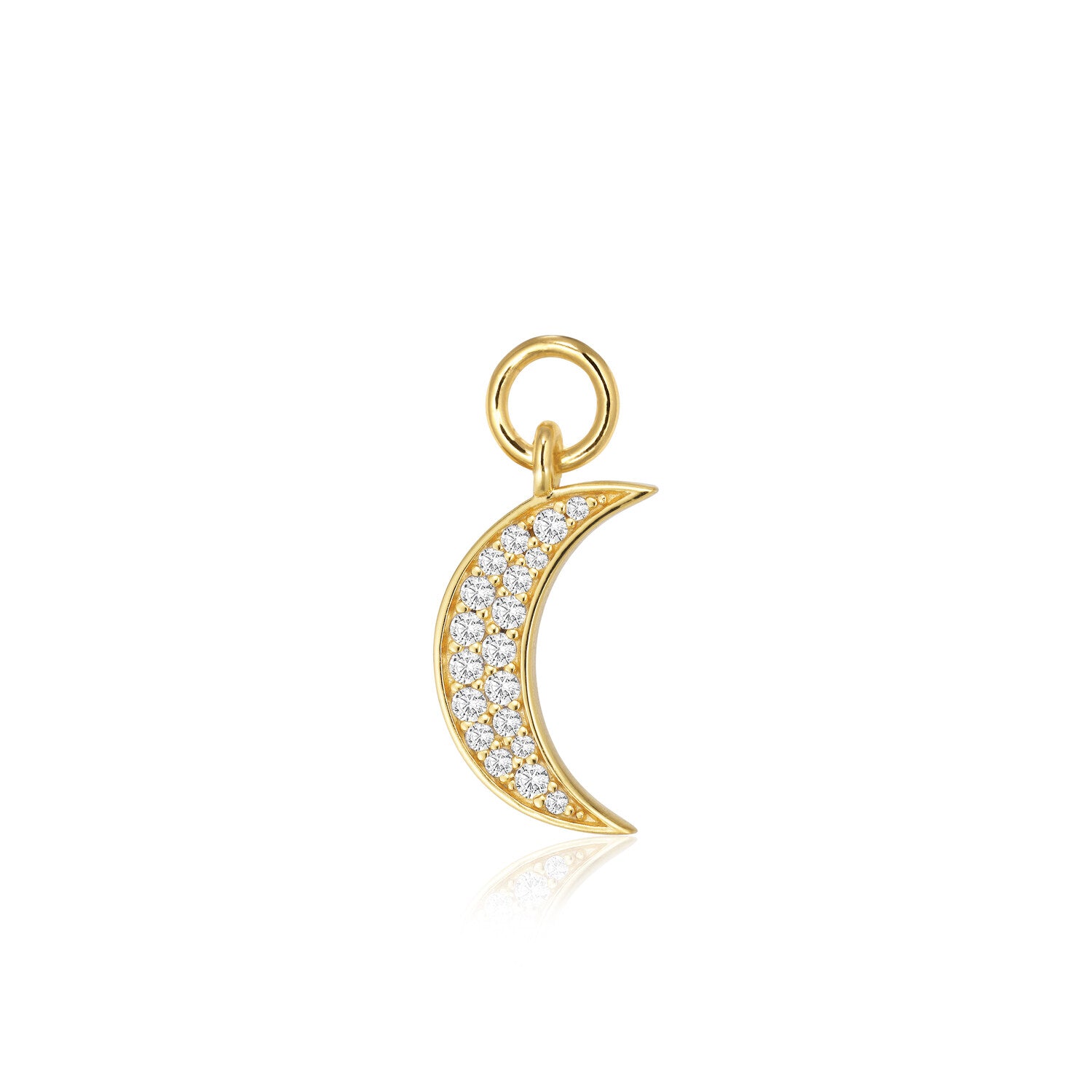 18K gold plated | White