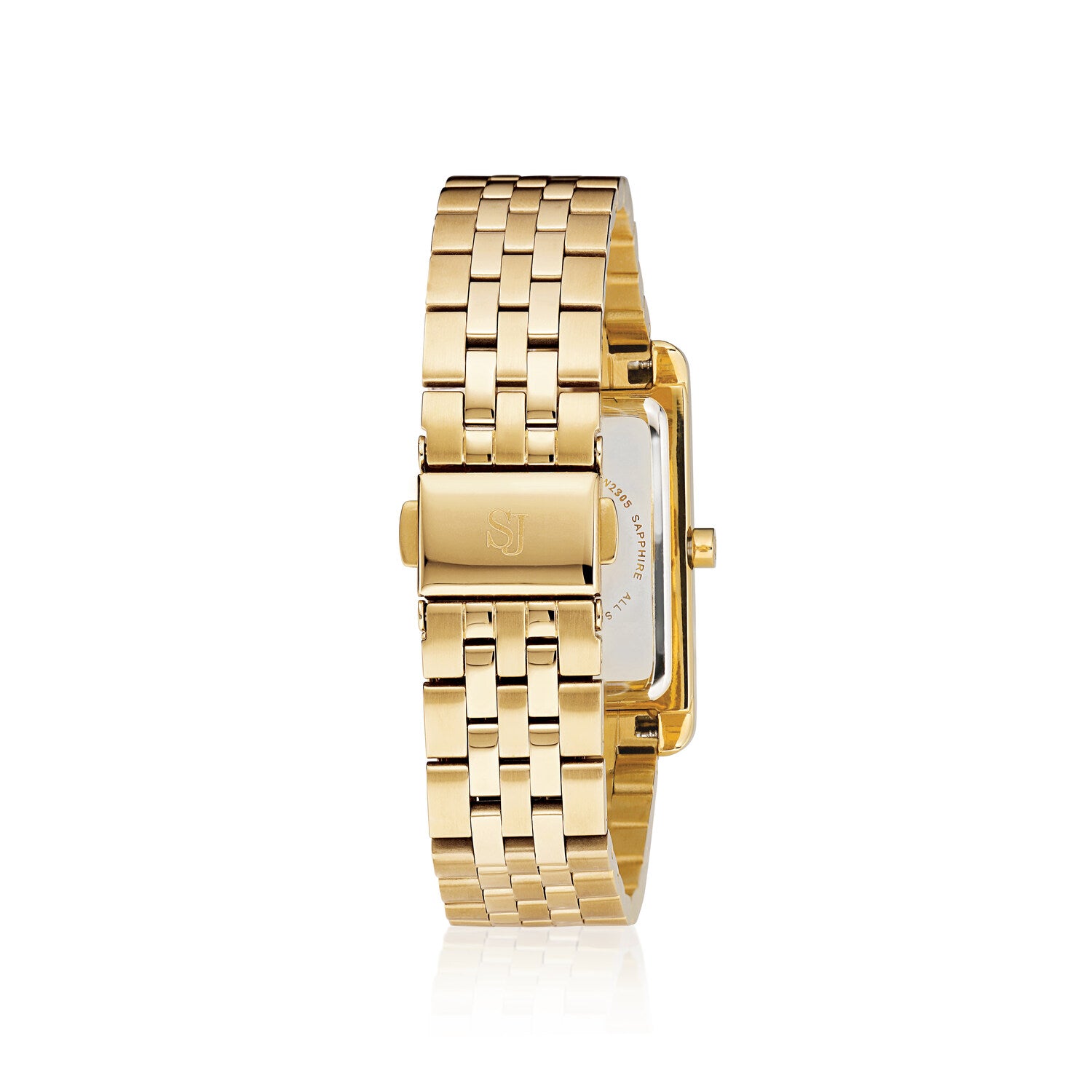 Stainless steel gold | Dark Blue dial