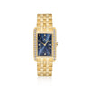 Stainless steel gold | Dark Blue dial