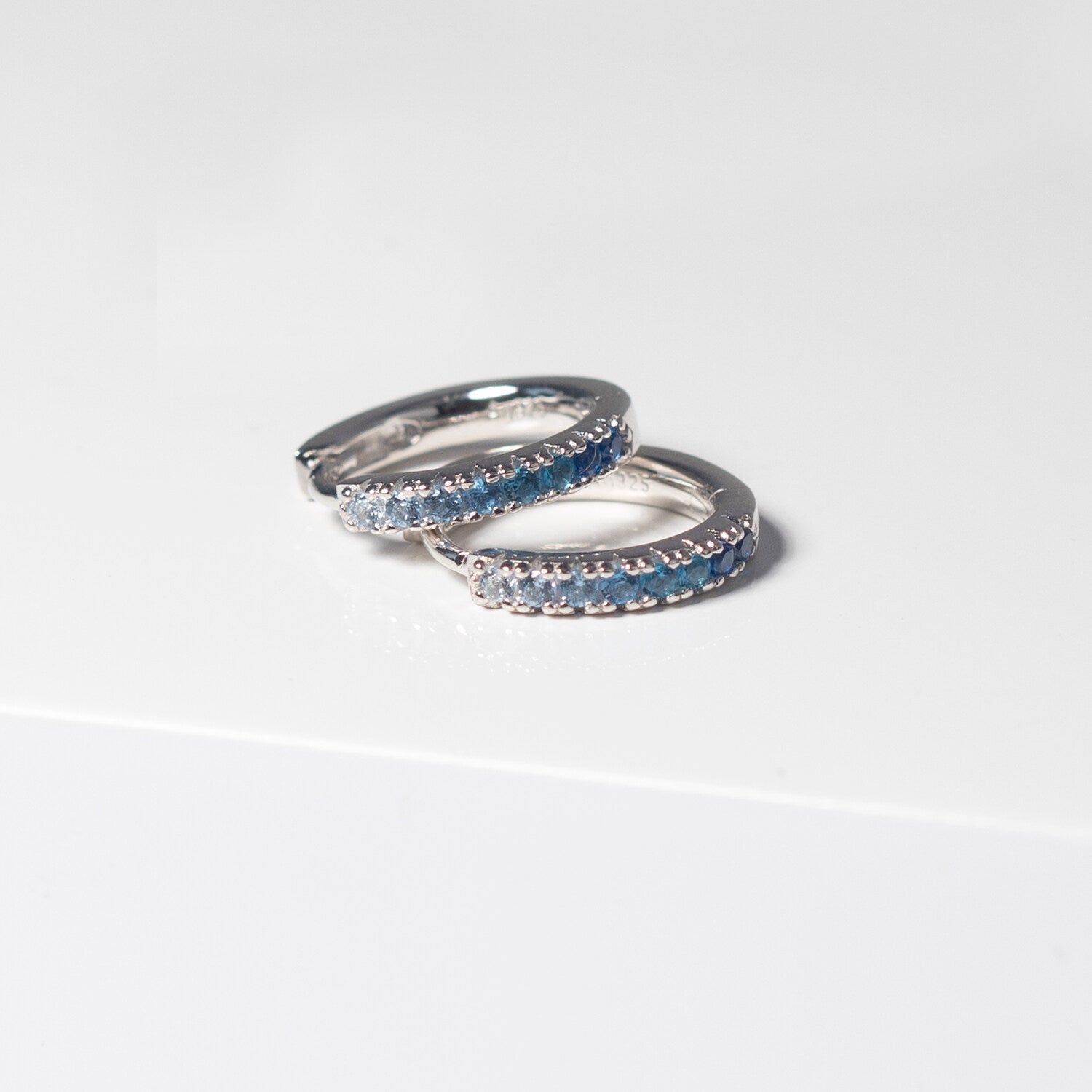 925 Sterling silver | Blue gradient | Medio