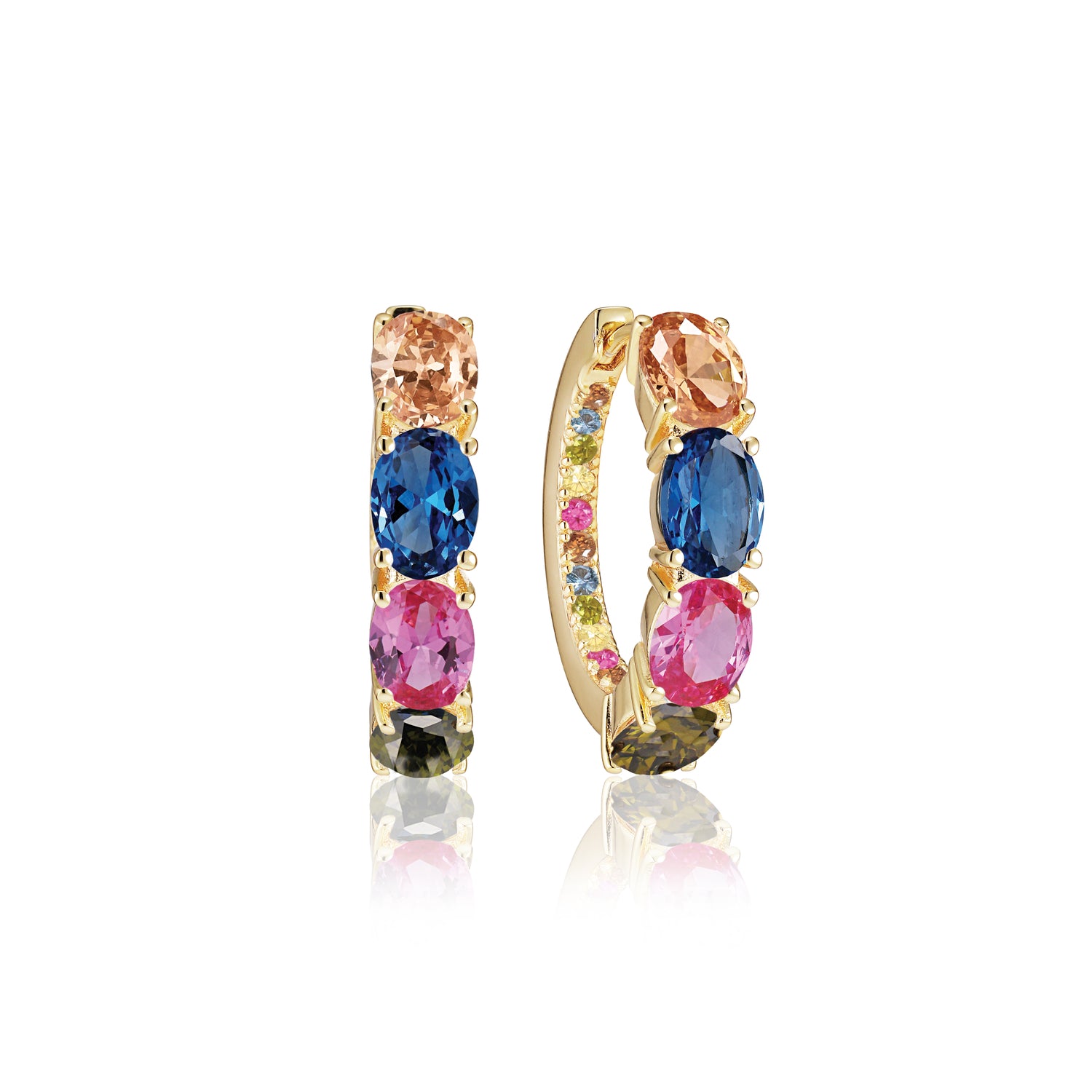 18K gold plated | Rainbow