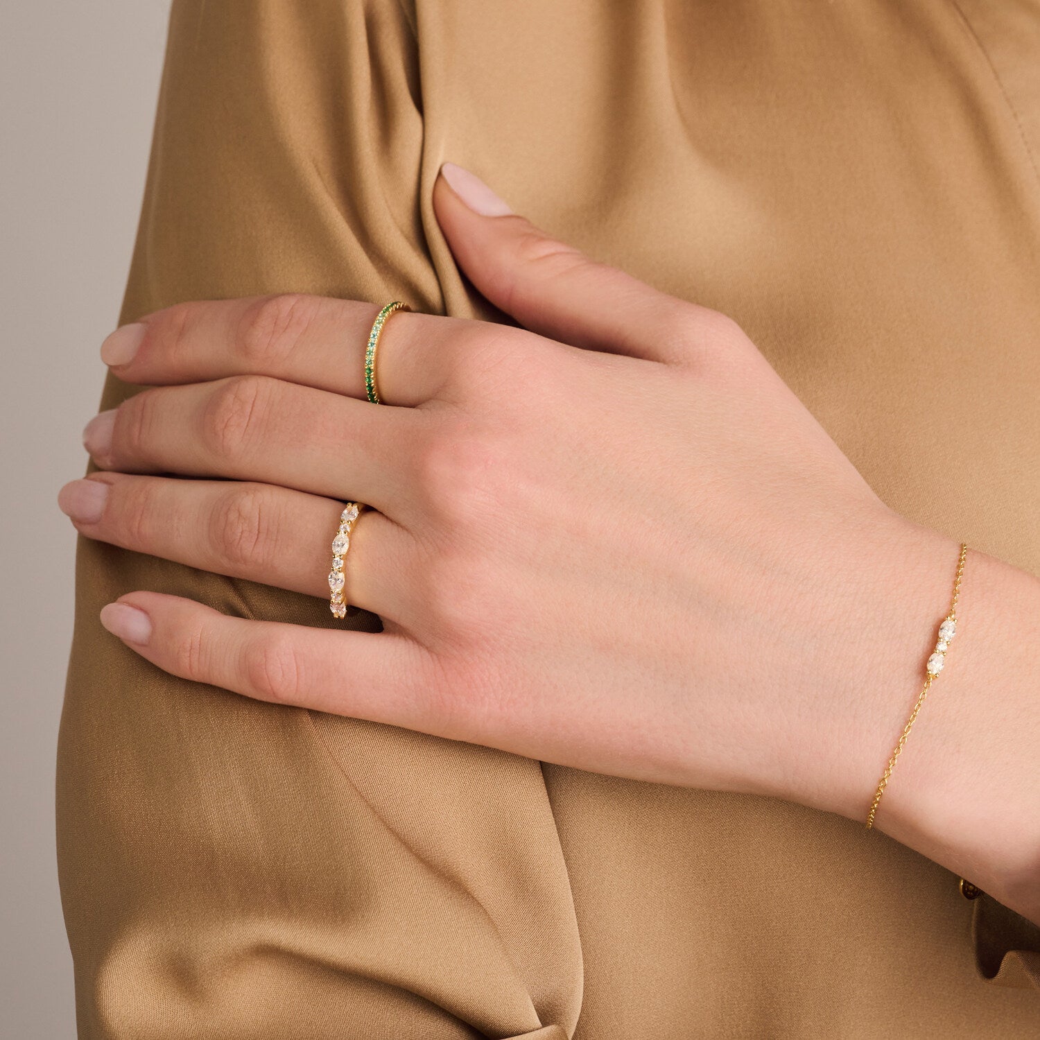 18K gold plated