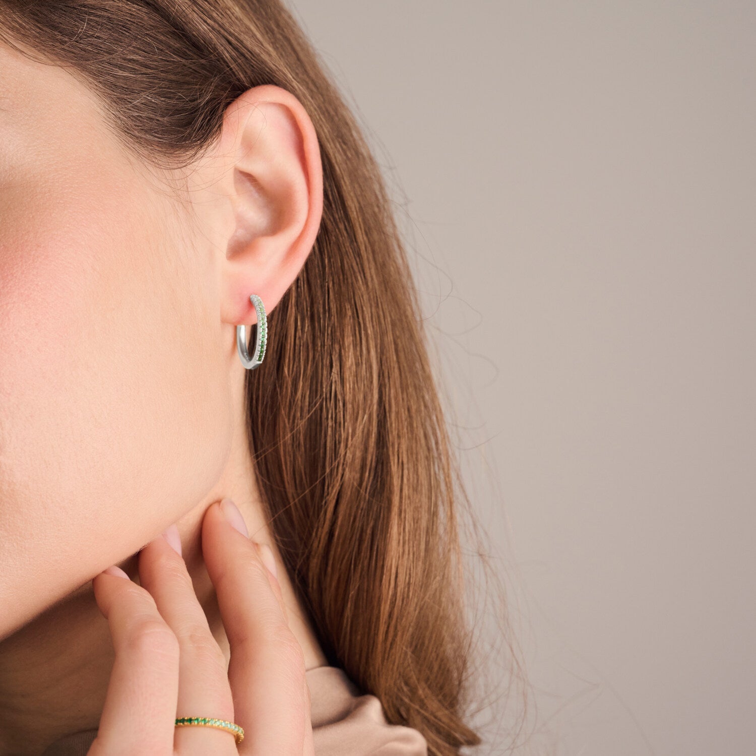 925 Sterling silver | Green | Grande