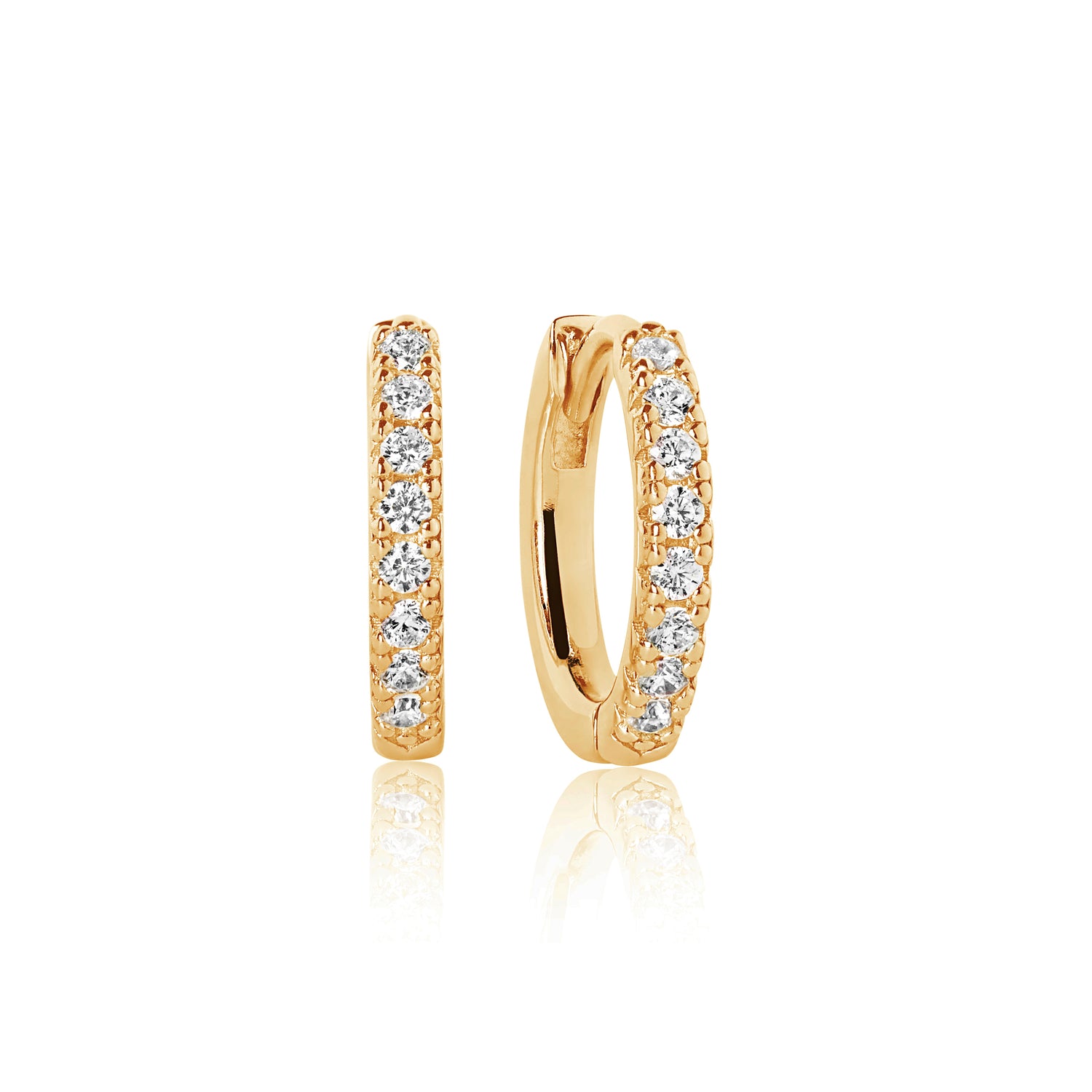 18K gold plated | White | Medio