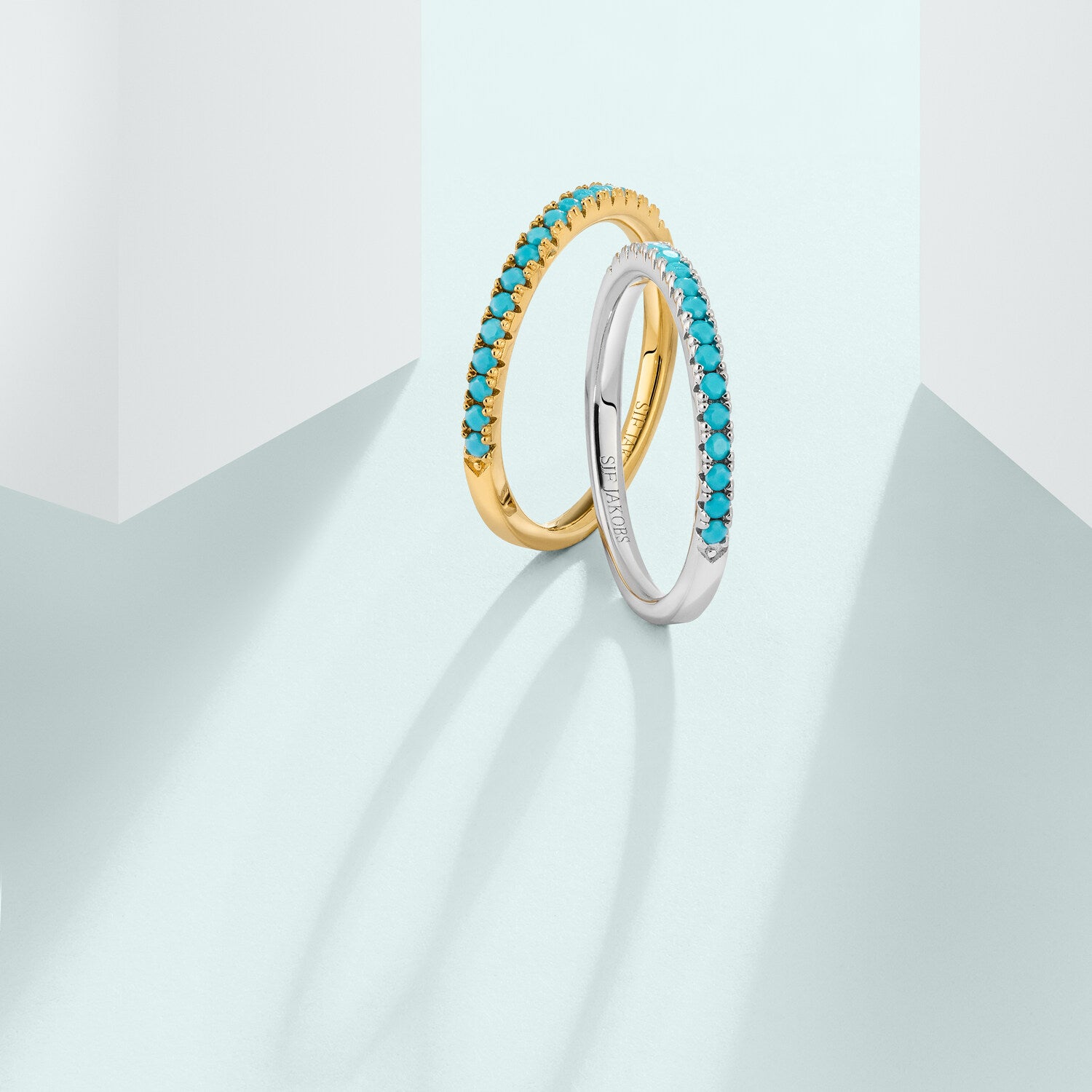 18K gold plated | Turquoise | 60, 18K gold plated | Turquoise | 58, 18K gold plated | Turquoise | 56, 18K gold plated | Turquoise | 54, 18K gold plated | Turquoise | 52, 18K gold plated | Turquoise | 50