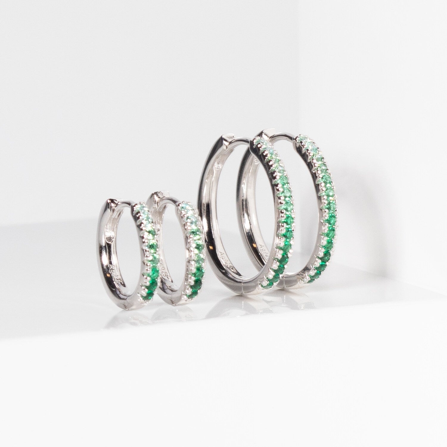 925 Sterling silver | Green | Grande
