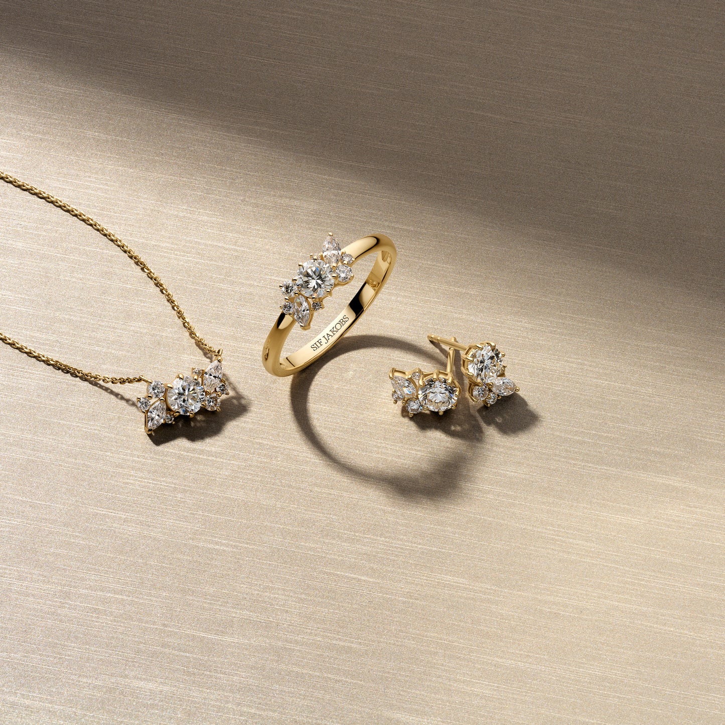 Earrings Lovere - with lab-grown diamonds
