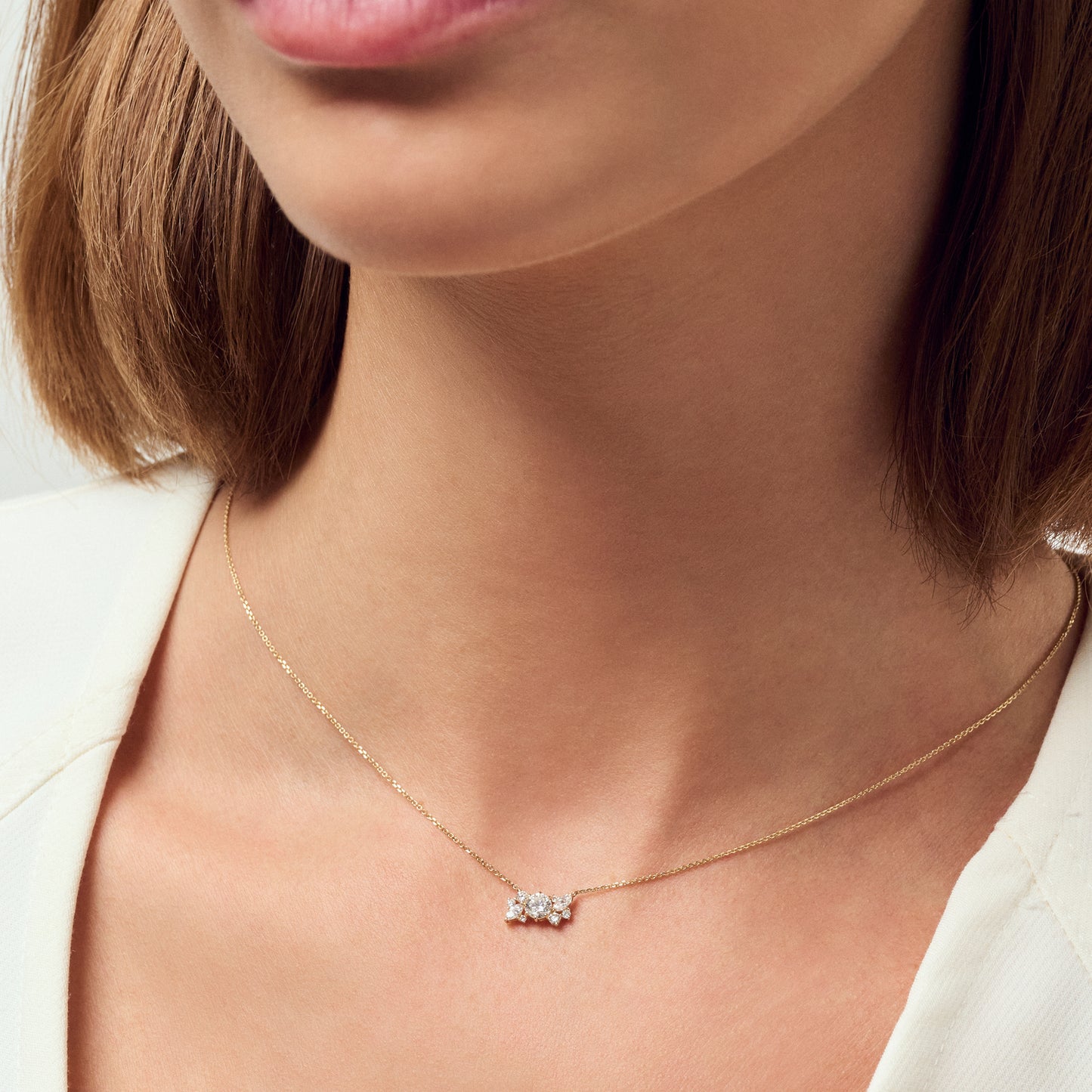 Necklace Lovere - with lab-grown diamonds