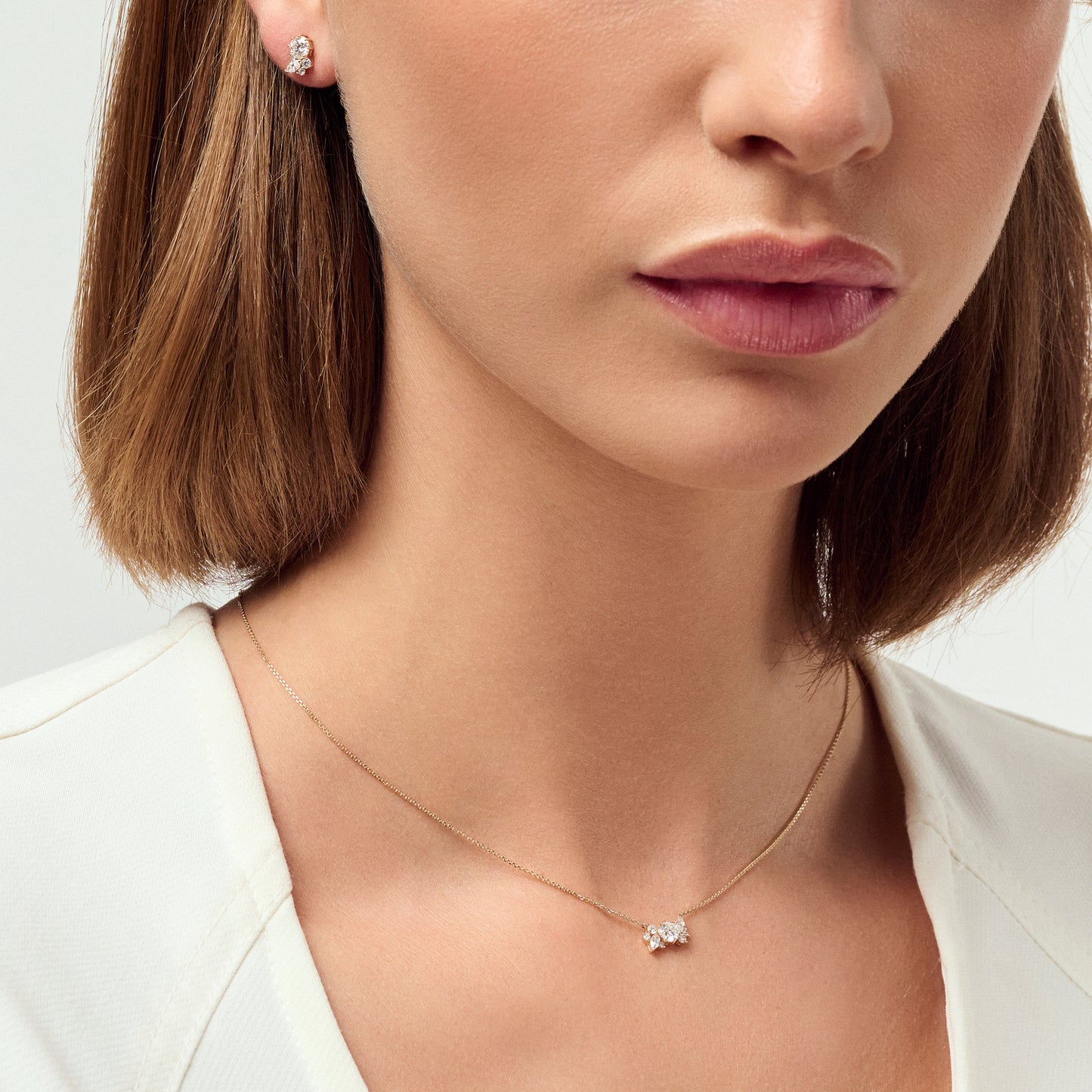 Necklace Lovere - with lab-grown diamonds