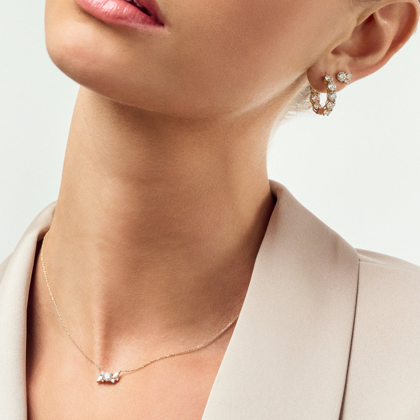 Necklace Lovere - with lab-grown diamonds