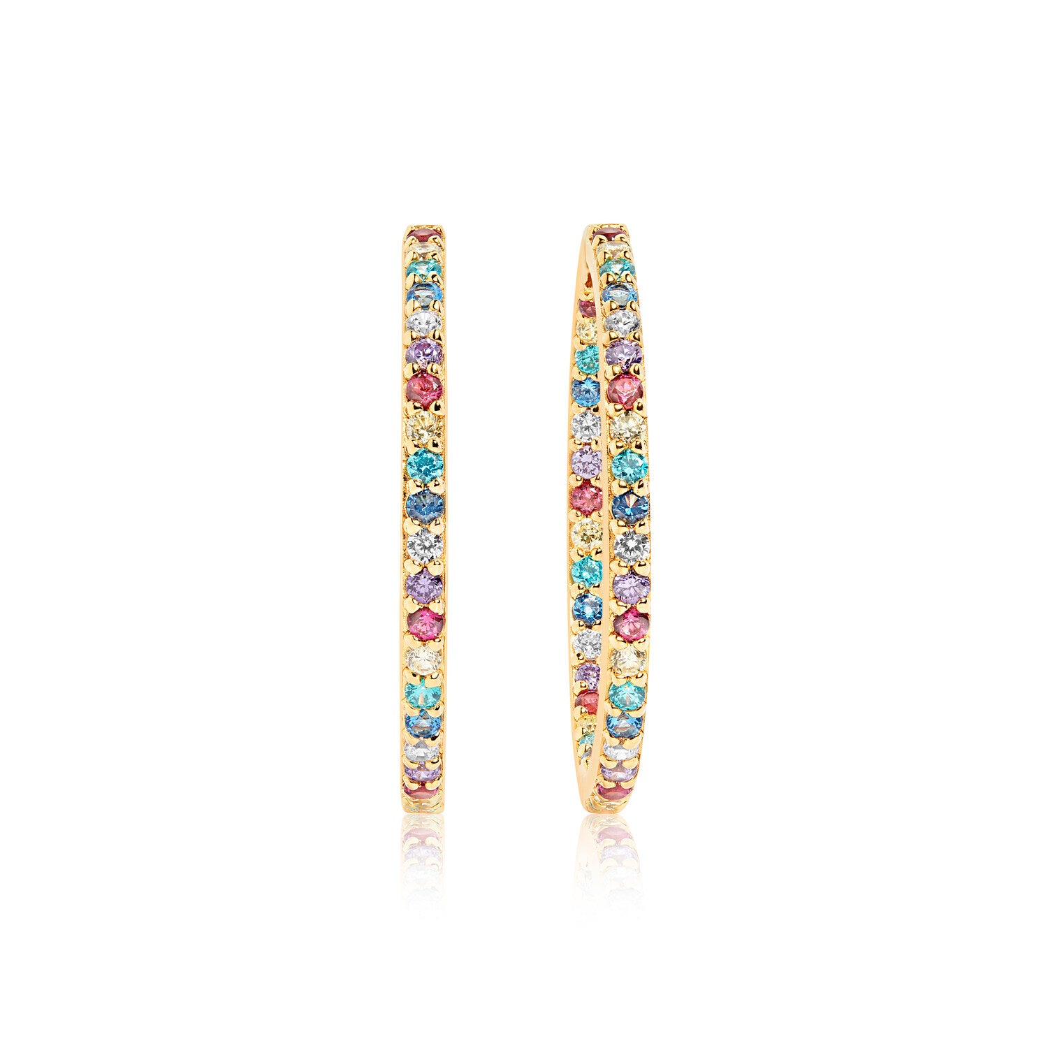 18K gold plated | Rainbow