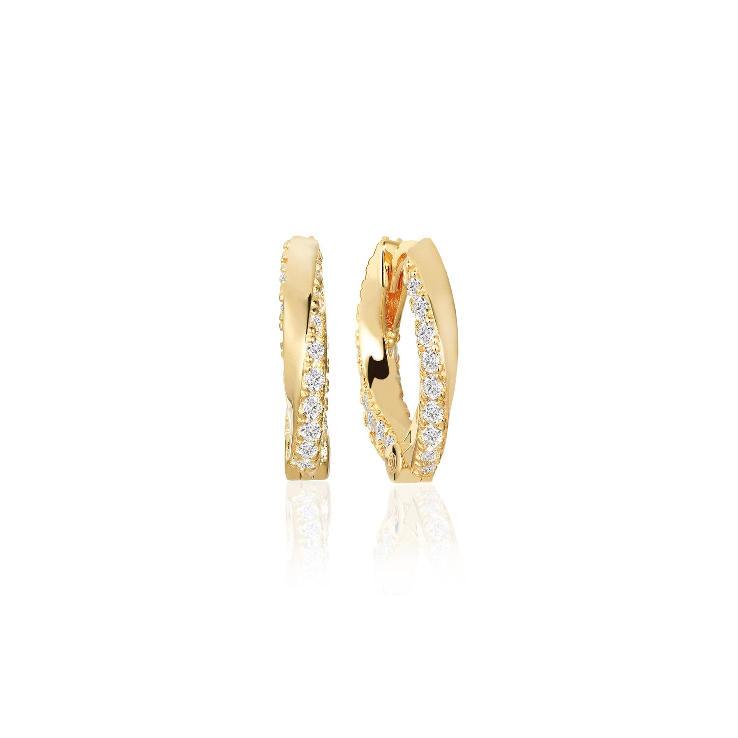 18K gold plated | White | Medio