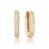 18K gold plated | White
