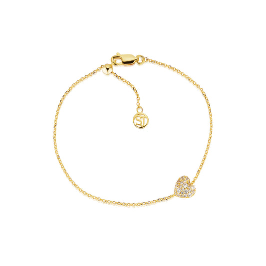 18K gold plated | White