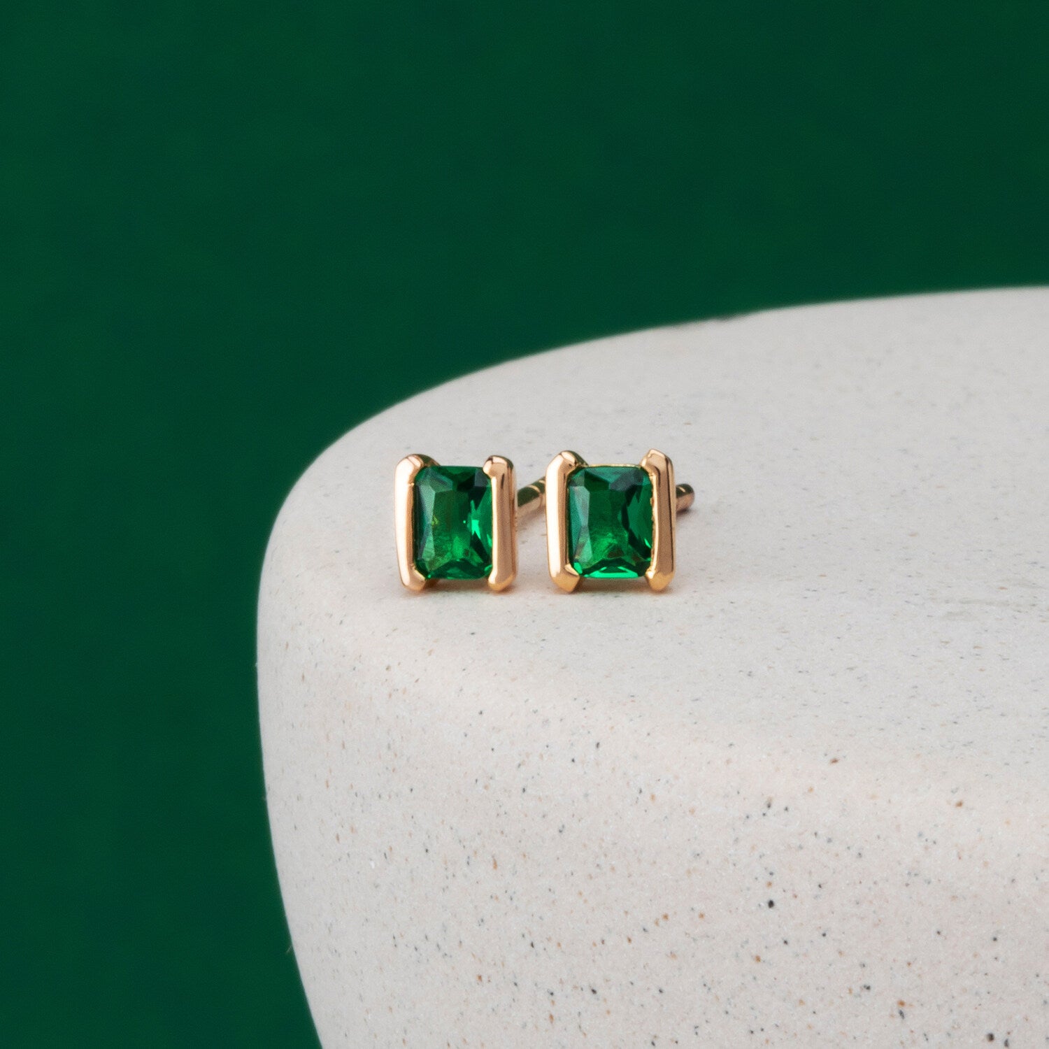 18K gold plated | Green