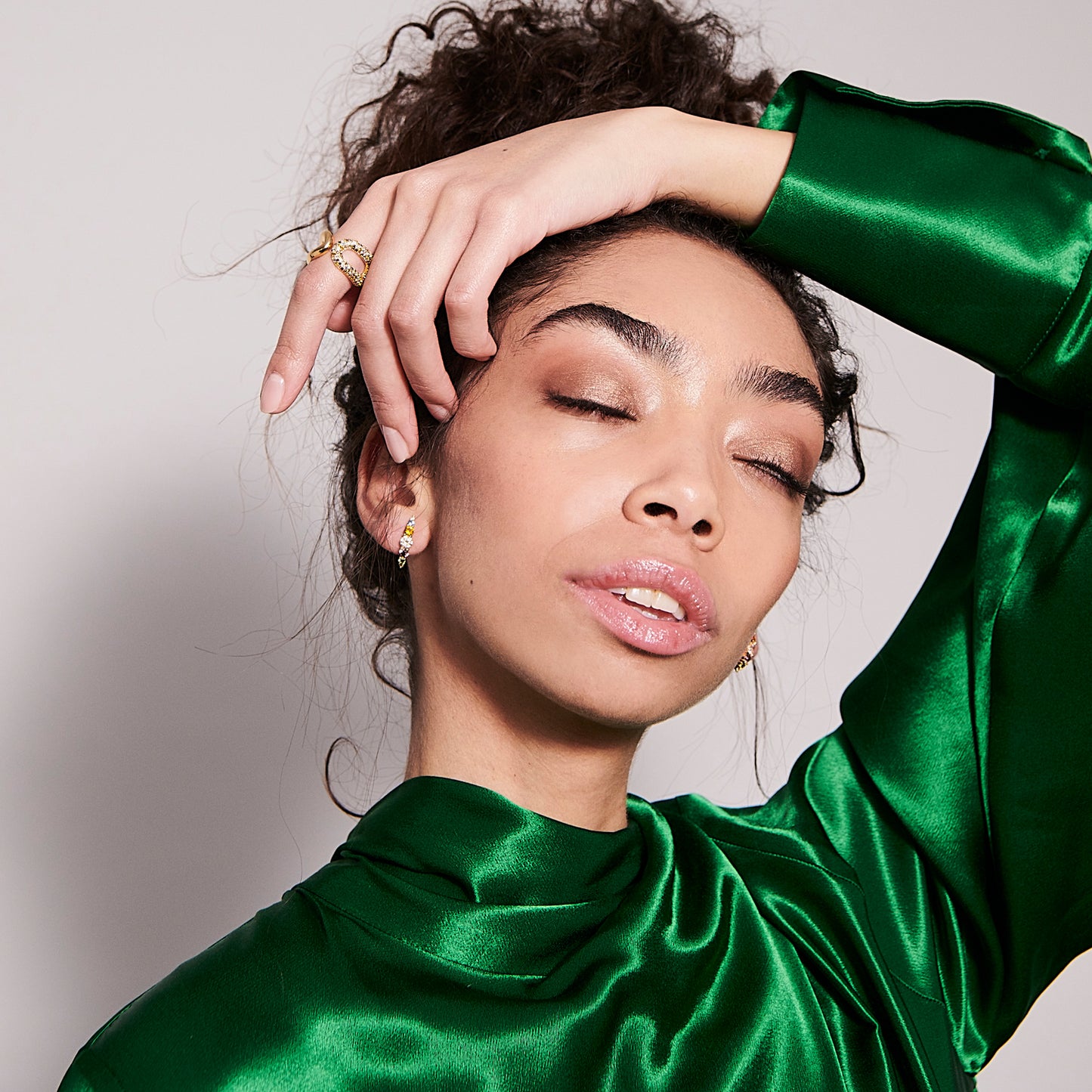 18K gold plated | Rainbow