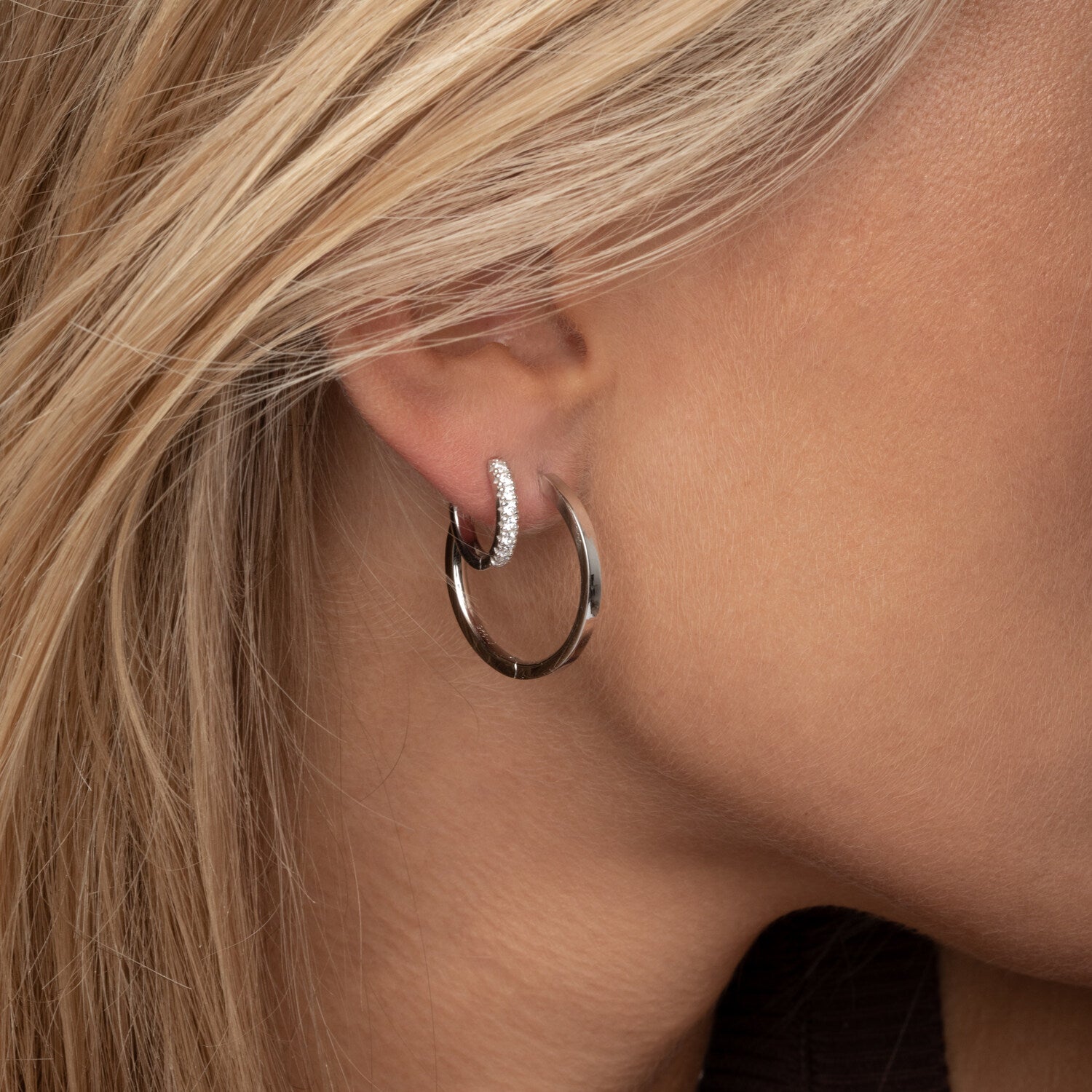 925 Sterling silver | White | Medio
