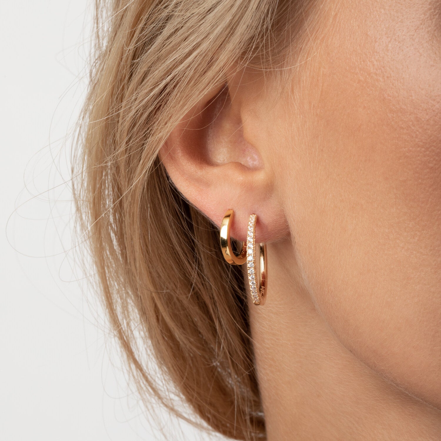 18K gold plated | White | Grande