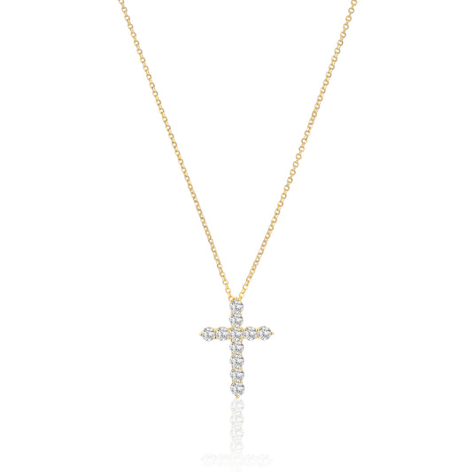 18K gold plated | White