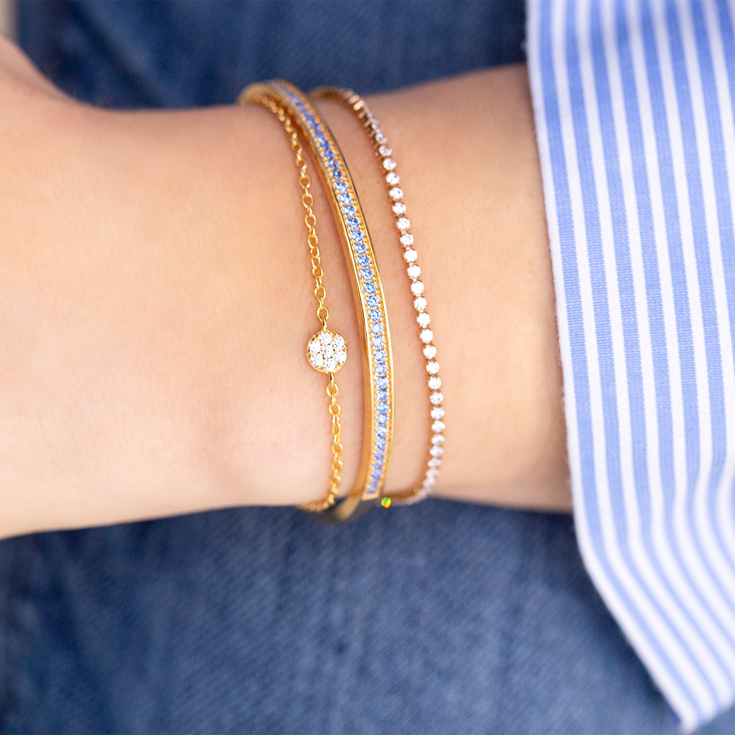 18K gold plated
