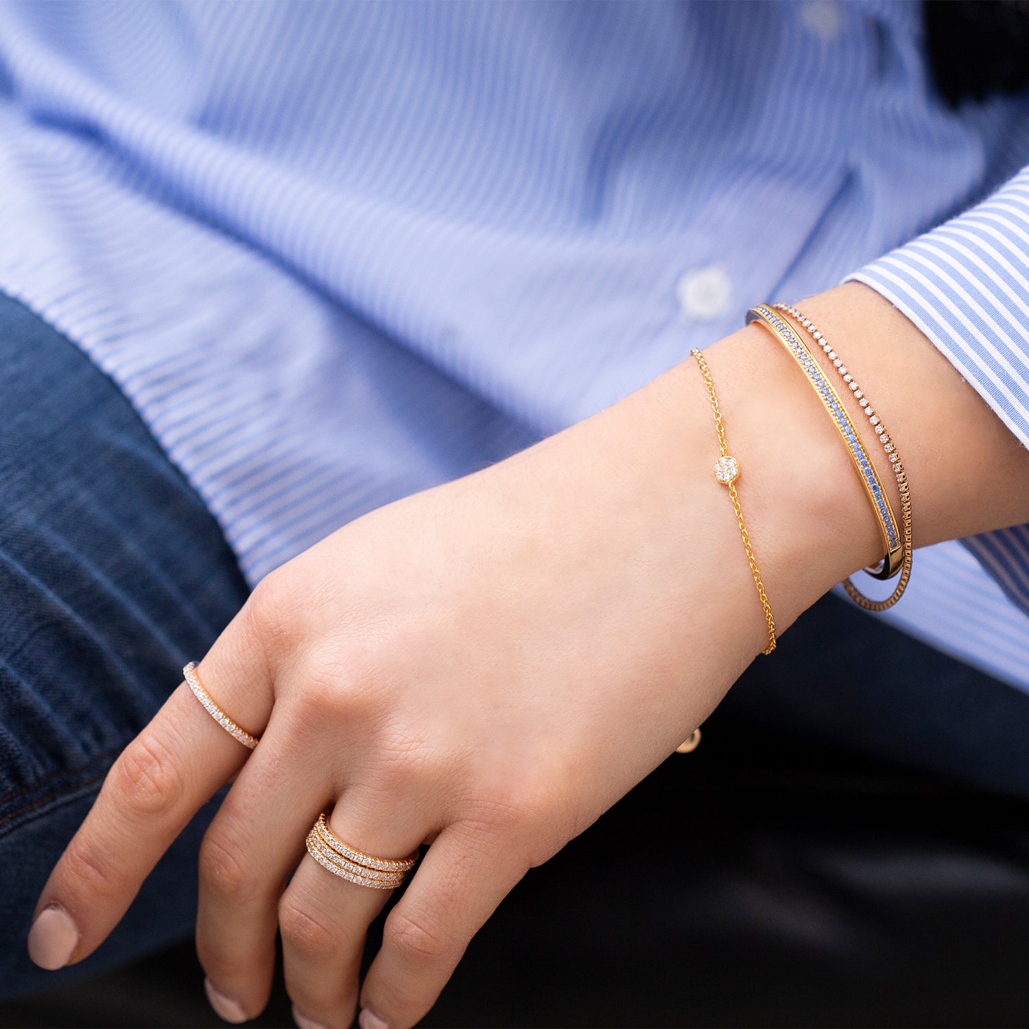 18K gold plated