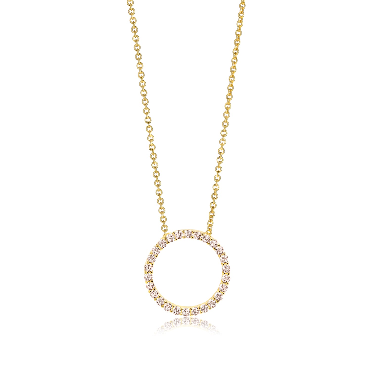 18K gold plated | White | 45-60 cm, 18K gold plated | White | 38-45 cm