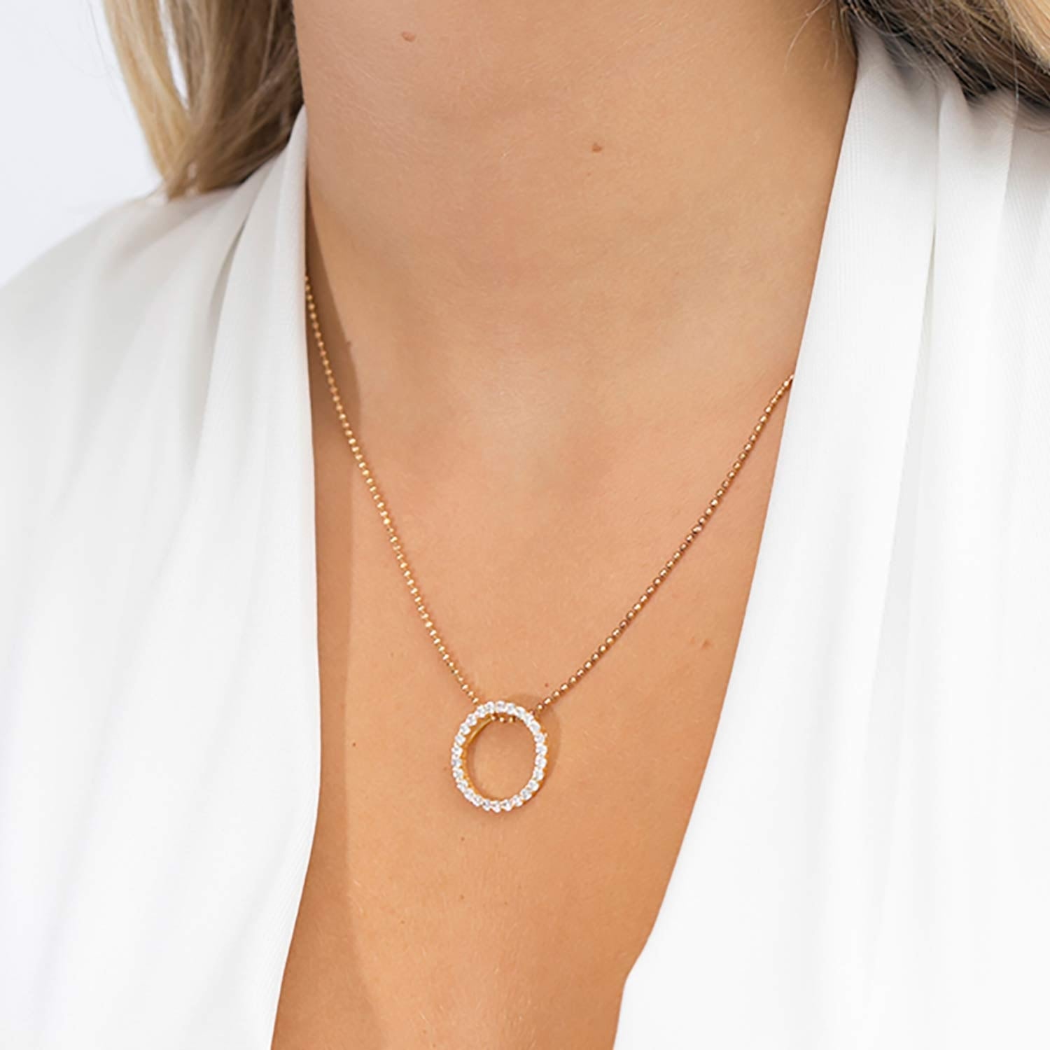 18K gold plated | White | 45-60 cm, 18K gold plated | White | 38-45 cm