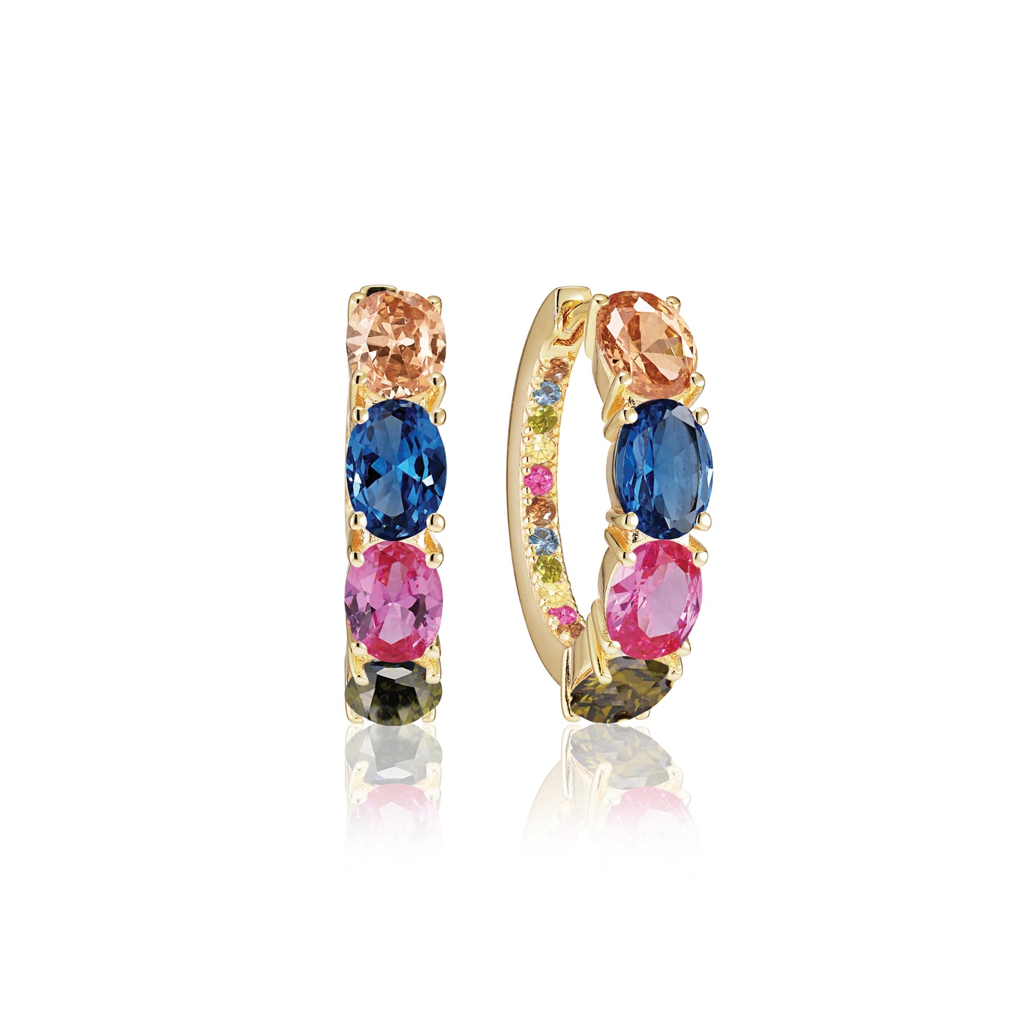 18K gold plated | Rainbow