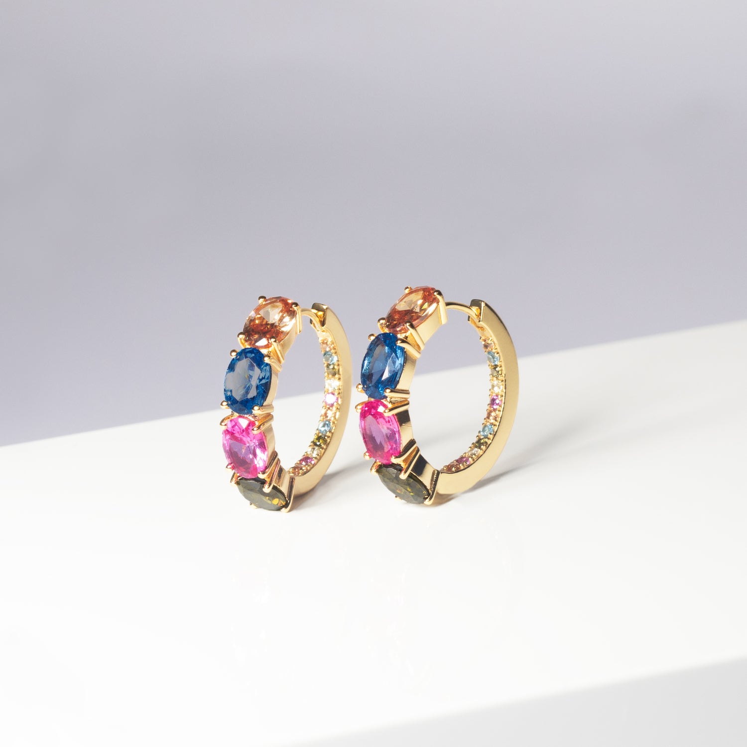 18K gold plated | Rainbow