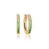 18K gold plated | Green | Medio