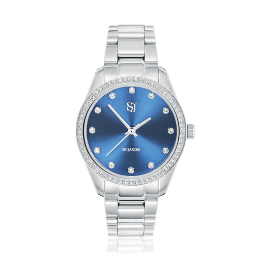 Stainless steel Silver | Blue dial