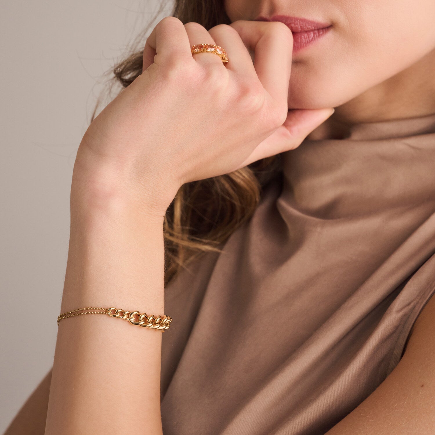 18K gold plated