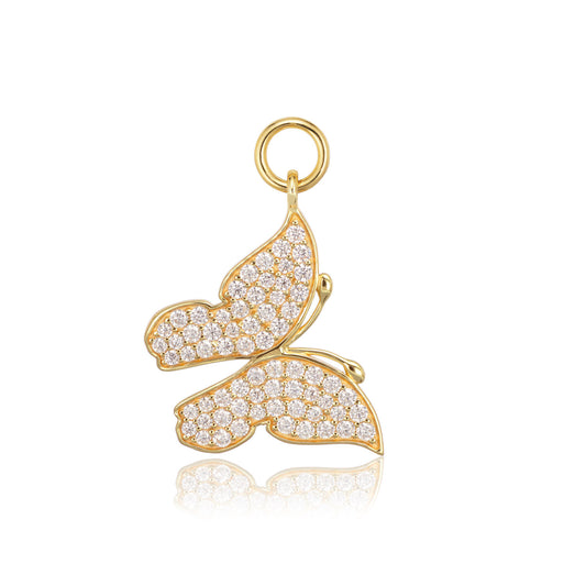 18K gold plated | White