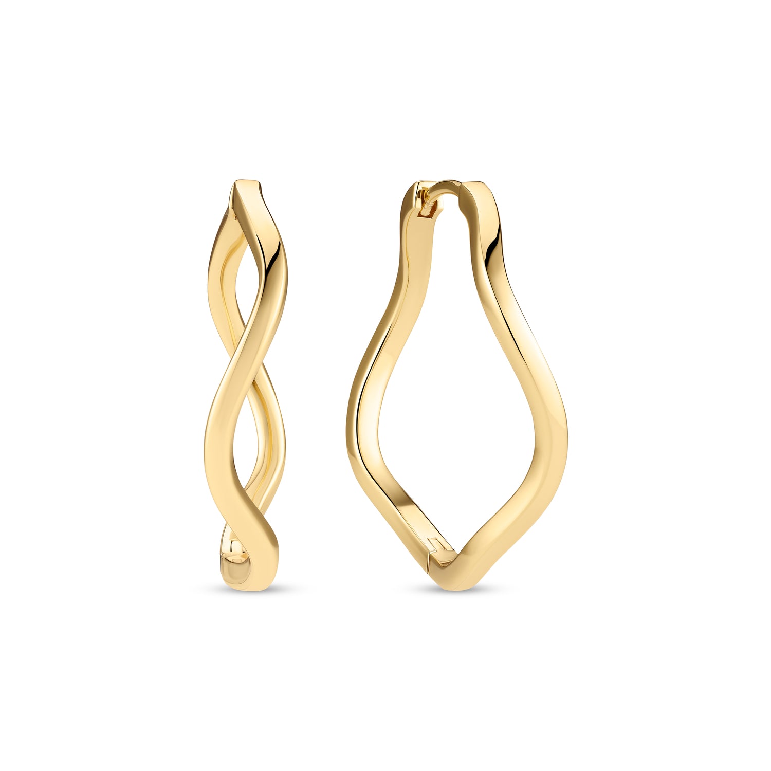 Sif Jakobs Ellera Waves Grande Earrings in Silver - Cherry Soda Jewellery