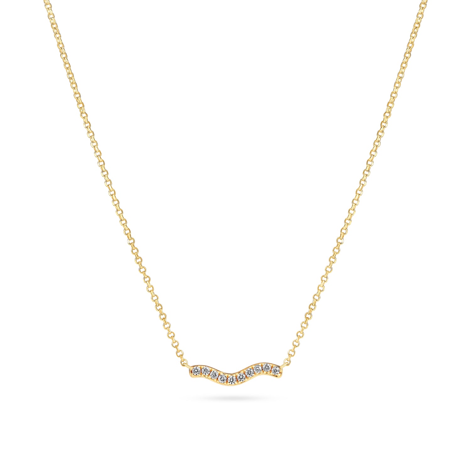 18K gold plated | White