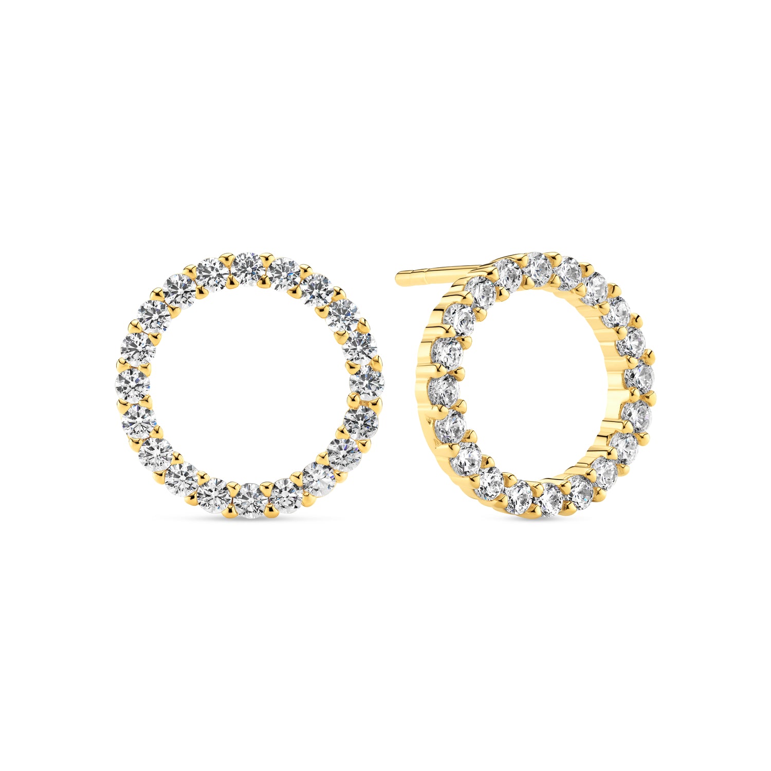 18K gold plated | White | Medio