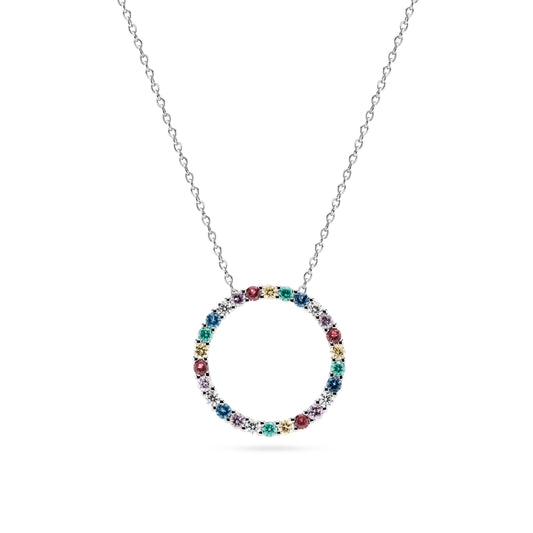 925 Sterling silver | Rainbow | 45-60 cm, 925 Sterling silver | Rainbow | 38-45 cm
