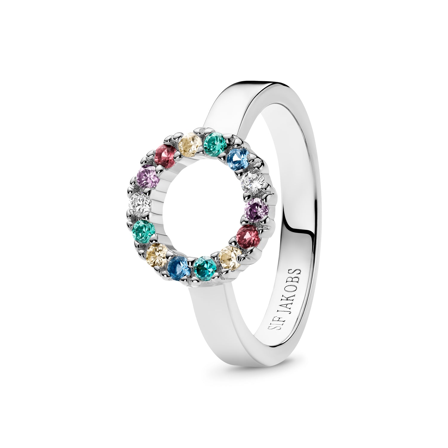 925 Sterling silver | Rainbow | 60, 925 Sterling silver | Rainbow | 58, 925 Sterling silver | Rainbow | 56, 925 Sterling silver | Rainbow | 54, 925 Sterling silver | Rainbow | 52, 925 Sterling silver | Rainbow | 50