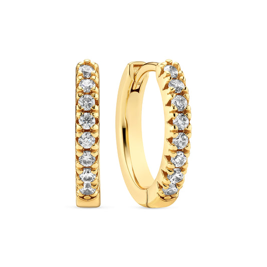 18K gold plated | White | Medio