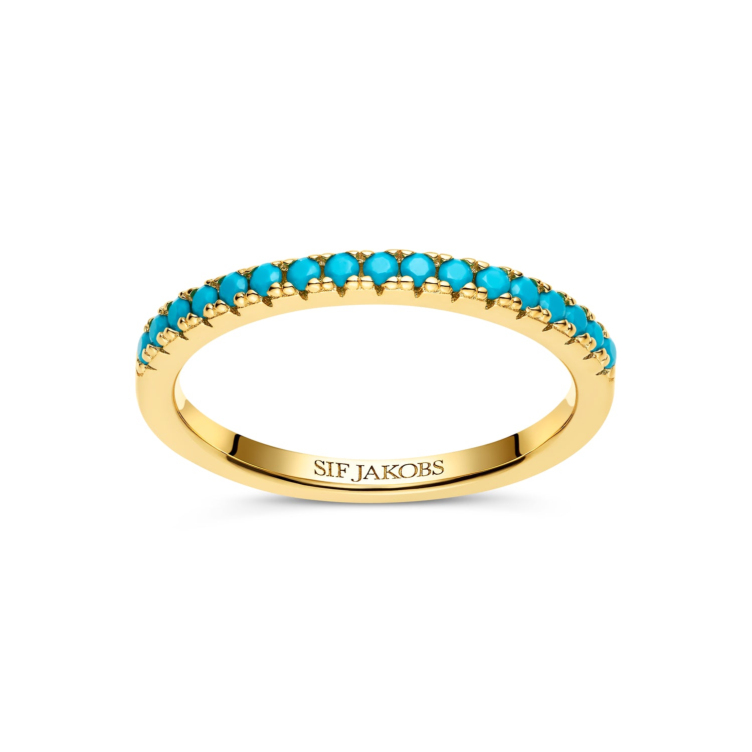18K gold plated | Turquoise | 60, 18K gold plated | Turquoise | 58, 18K gold plated | Turquoise | 56, 18K gold plated | Turquoise | 54, 18K gold plated | Turquoise | 52, 18K gold plated | Turquoise | 50