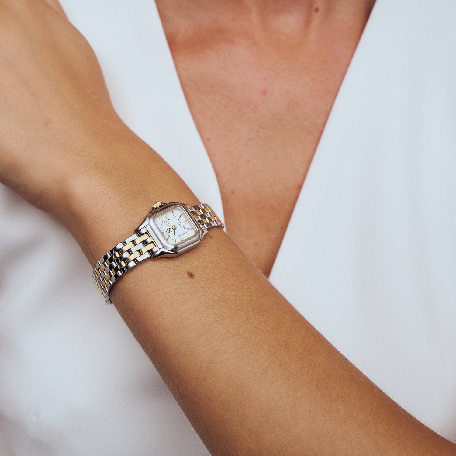 Stainless steel silver & gold