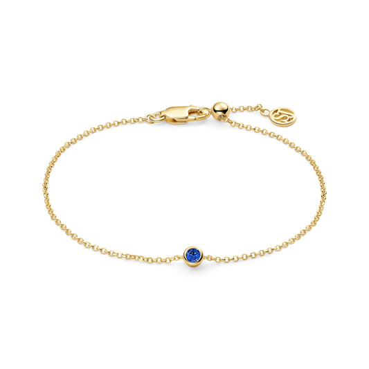 18K gold plated | Blue