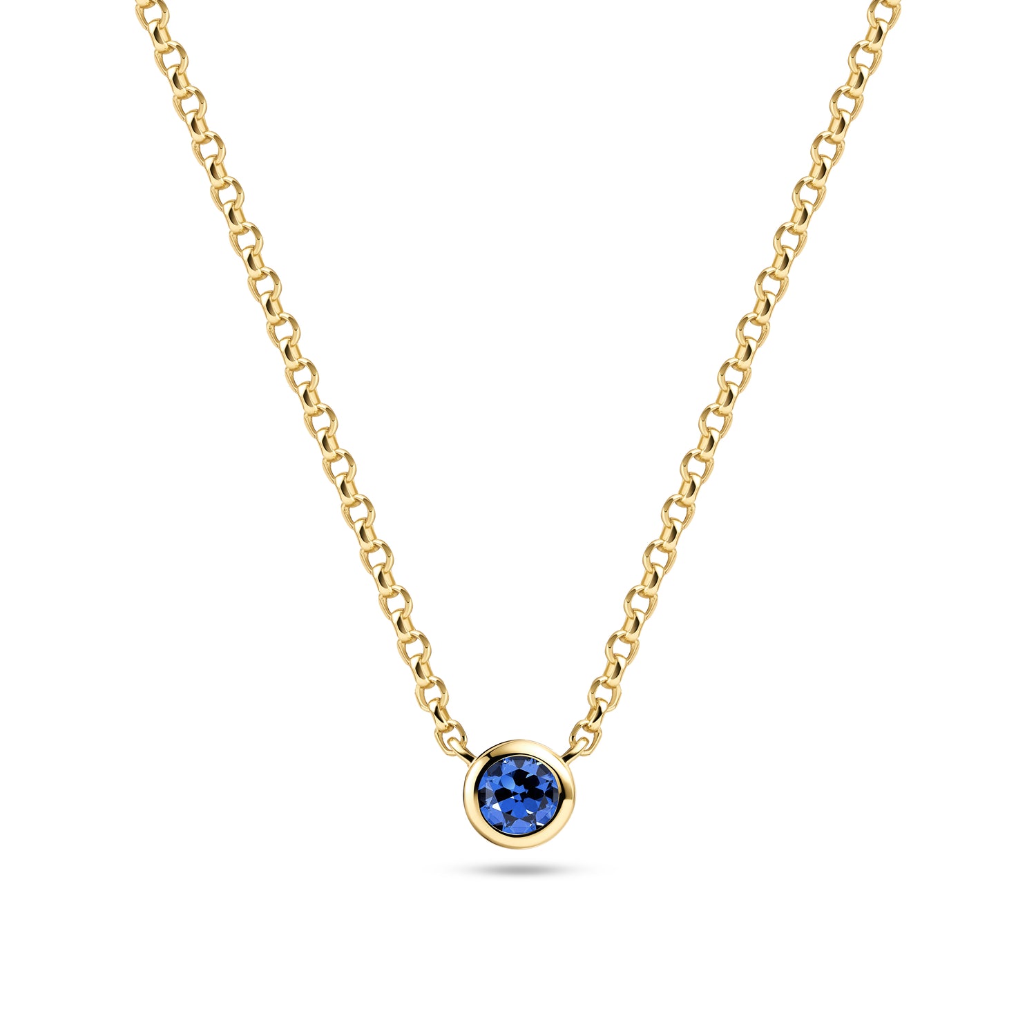 18K gold plated | Blue