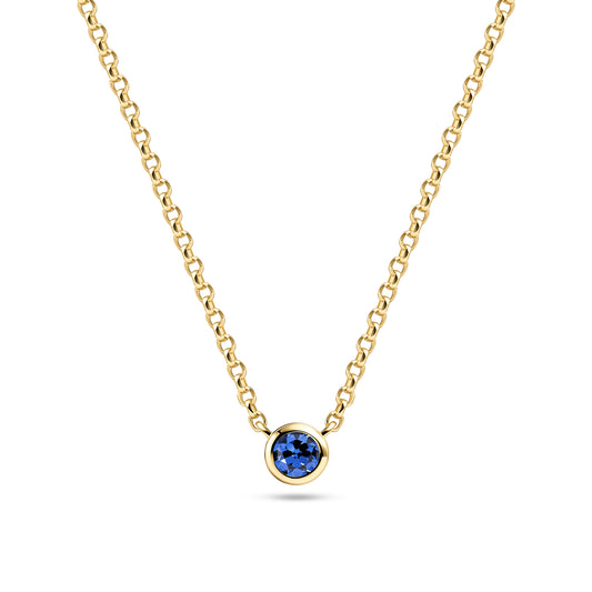 18K gold plated | Blue