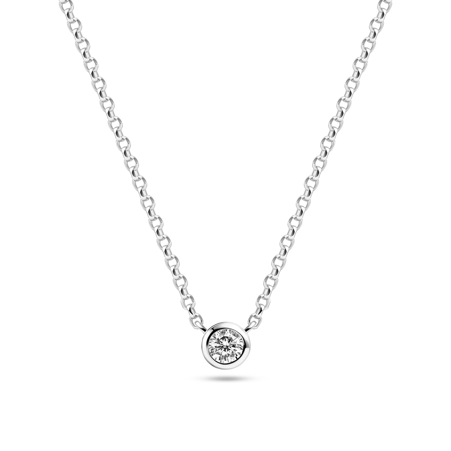 925 Sterling silver | White