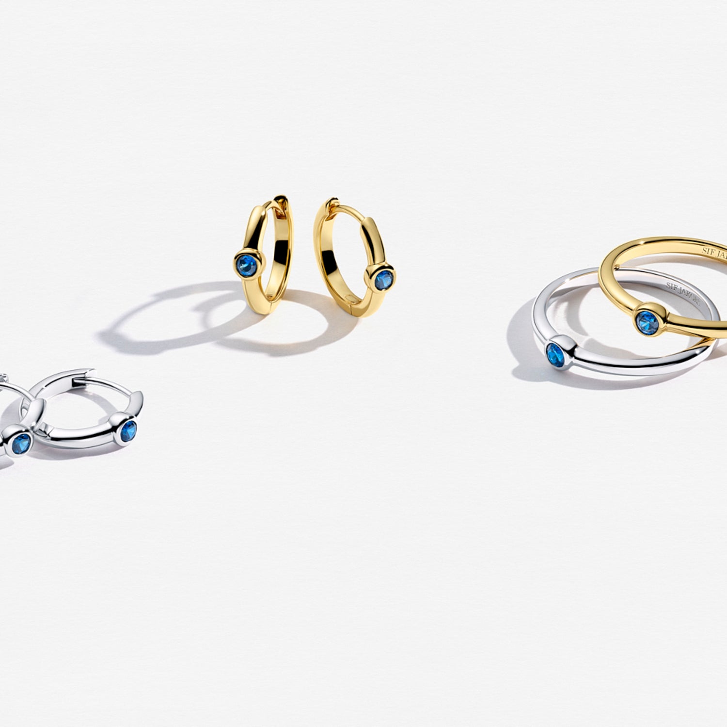 18K gold plated | Blue