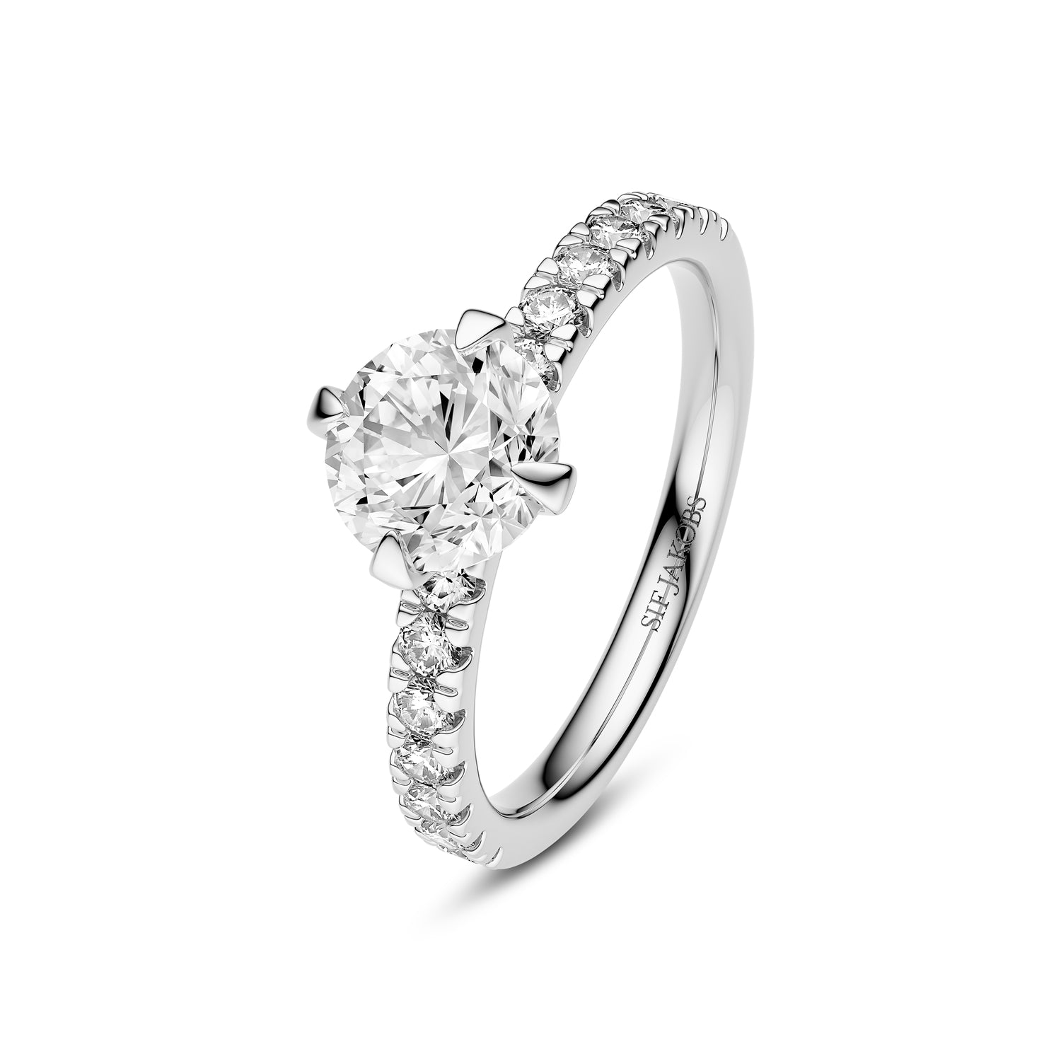 14k White gold | 1.30 ct | 60, 14k White gold | 1.30 ct | 58, 14k White gold | 1.30 ct | 56, 14k White gold | 1.30 ct | 54, 14k White gold | 1.30 ct | 52, 14k White gold | 1.30 ct | 50