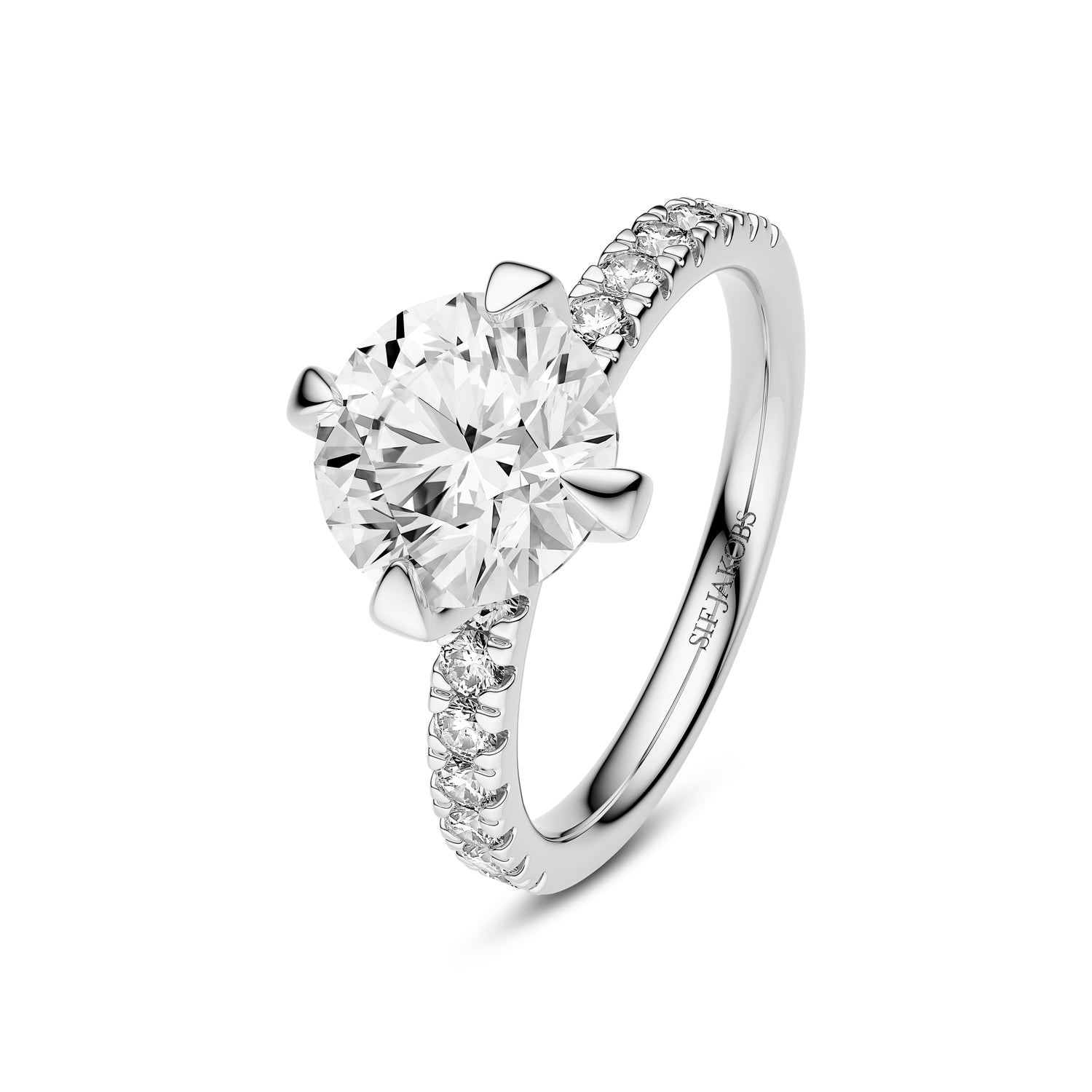 14k White gold | 2.32 ct | 60, 14k White gold | 2.32 ct | 58, 14k White gold | 2.32 ct | 56, 14k White gold | 2.32 ct | 54, 14k White gold | 2.32 ct | 52, 14k White gold | 2.32 ct | 50