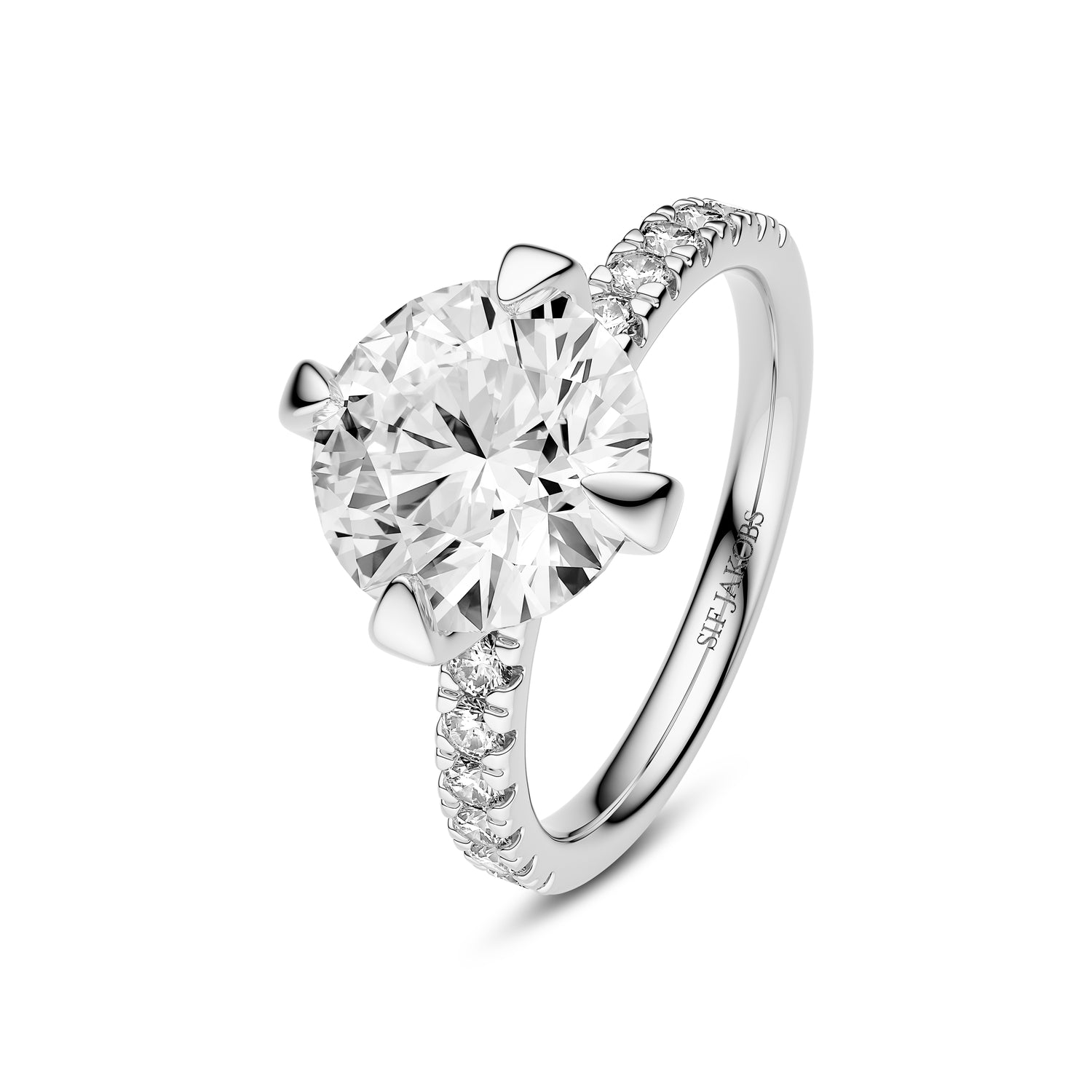 14k White gold | 3.40 ct | 60, 14k White gold | 3.40 ct | 58, 14k White gold | 3.40 ct | 56, 14k White gold | 3.40 ct | 54, 14k White gold | 3.40 ct | 52